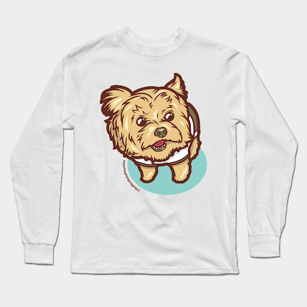 The Life of Toby the Yorkie Long Sleeve T-Shirt by wehkid